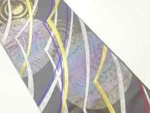 水輪模様織出し袋帯